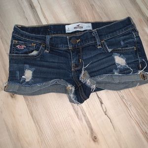 Hollister denim shorts size 0